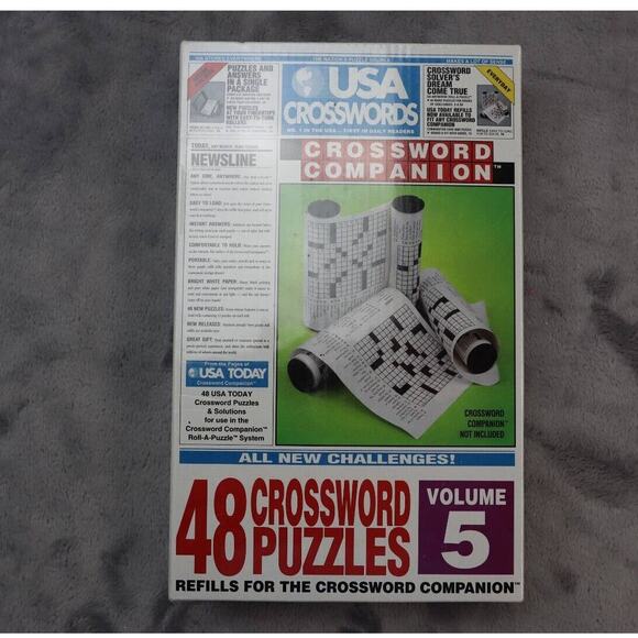 NEW USA Crosswords Refills for Crossword Companion 48 Puzzles Volume 5 USA Today - Picture 1 of 16